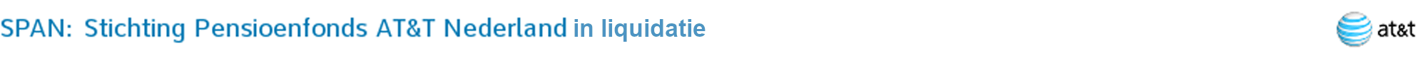 SPAN: Stichting Pensioenfonds AT&T Nederland in liquidatie